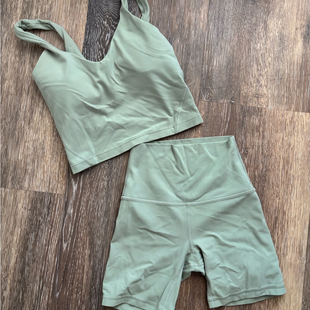 lululemon athletica Green Athletic Set